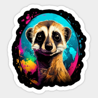 Meerkat Earth Day Sticker